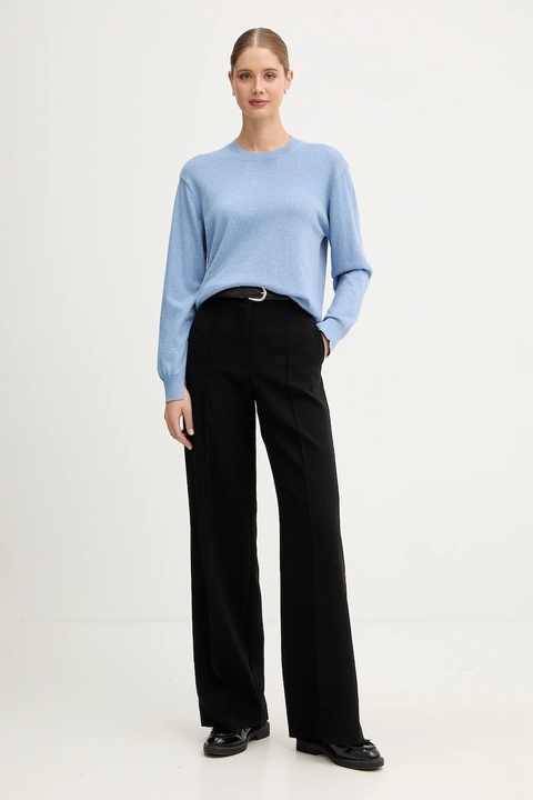 Pepe Jeans sweter z domieszką wełny damski kolor niebieski lekki PL7000035 - zdjęcie produktu nr 2