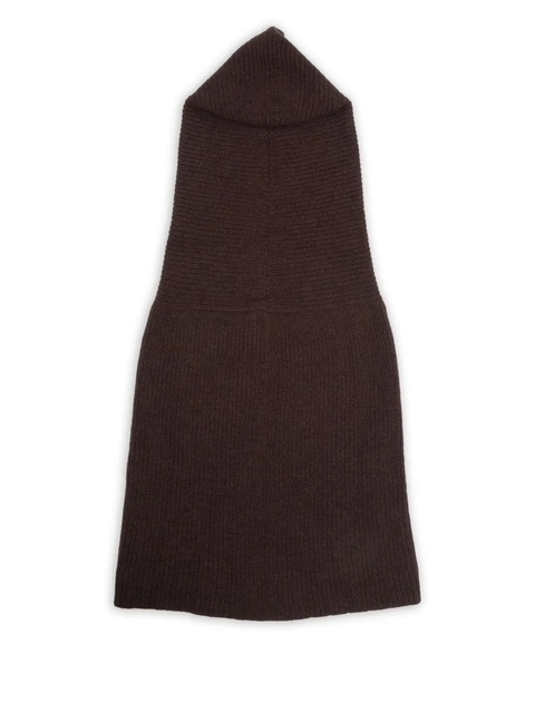 Alysi knitted hood - Brown - zdjęcie produktu nr 2