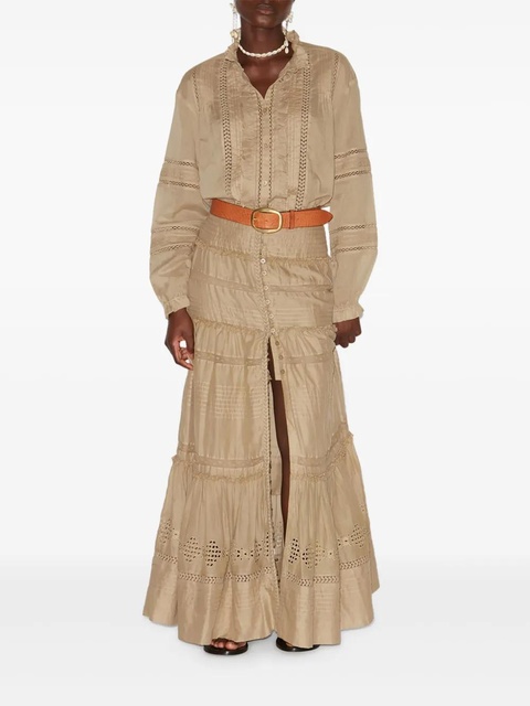 MARANT ÉTOILE Dusta maxi skirt - Neutrals - zdjęcie produktu nr 2