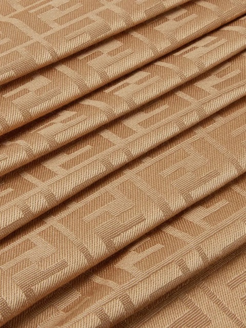 FENDI FF logo shawl - Brown - zdjęcie produktu nr 2