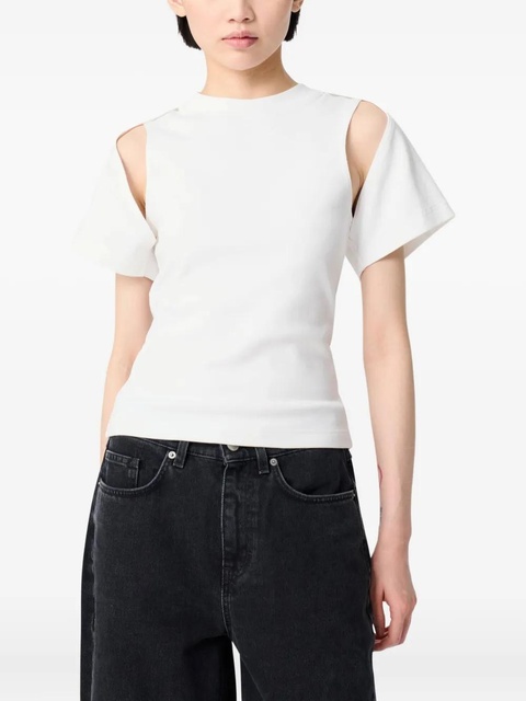 Axel Arigato cut-out short-sleeve T-shirt - White - zdjęcie produktu nr 2