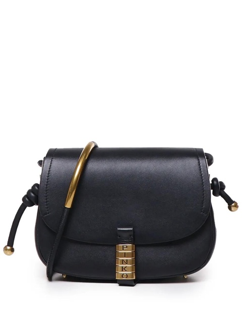 PINKO logo-buckle shoulder bag - Black - zdjęcie produktu nr 1