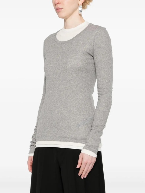Jil Sander cotton ribbed T-shirt (set of three) - Neutrals - zdjęcie produktu nr 2