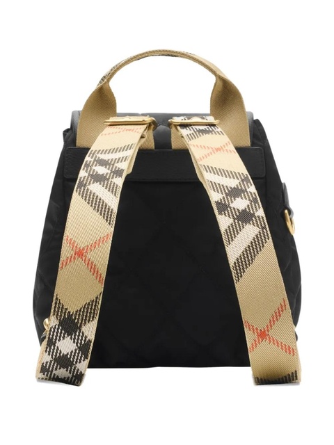 Burberry quilted horseshoe backpack - Black - zdjęcie produktu nr 1