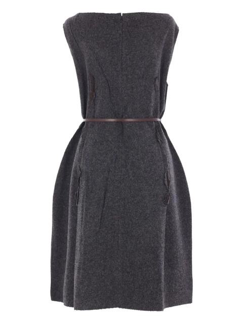 Prada belted mini dress - Grey - zdjęcie produktu nr 2