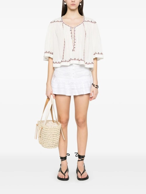 MARANT ÉTOILE Darine skort - White - zdjęcie produktu nr 2