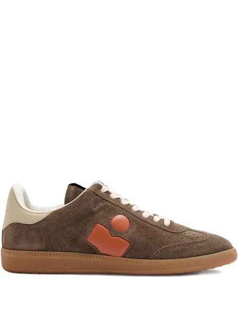 MARANT ÉTOILE Bryce suede leather-panel sneakers - Brown - zdjęcie produktu nr 1