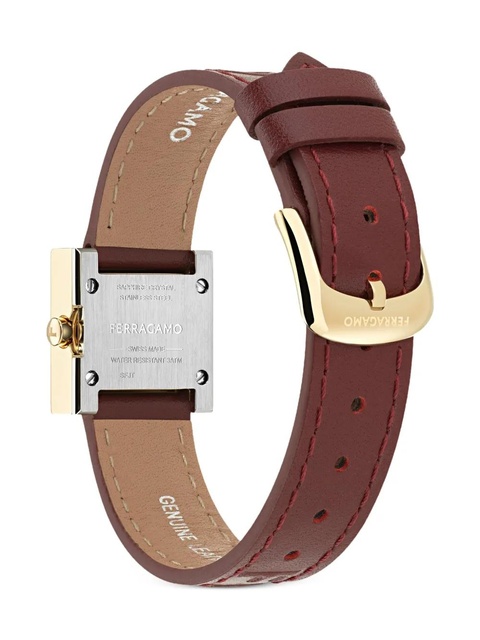 Ferragamo square-face 20mm - Red - zdjęcie produktu nr 2