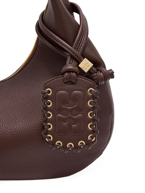 GANNI medium Hobo tote bag - Brown - zdjęcie produktu nr 2