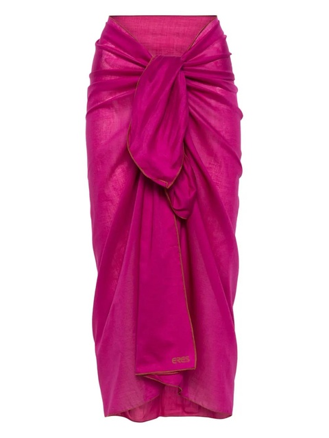 ERES Cabine logo-embroidered sarong - Pink - zdjęcie produktu nr 1