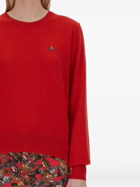Vivienne Westwood orb-logo sweater - Red - zdjęcie produktu nr 2