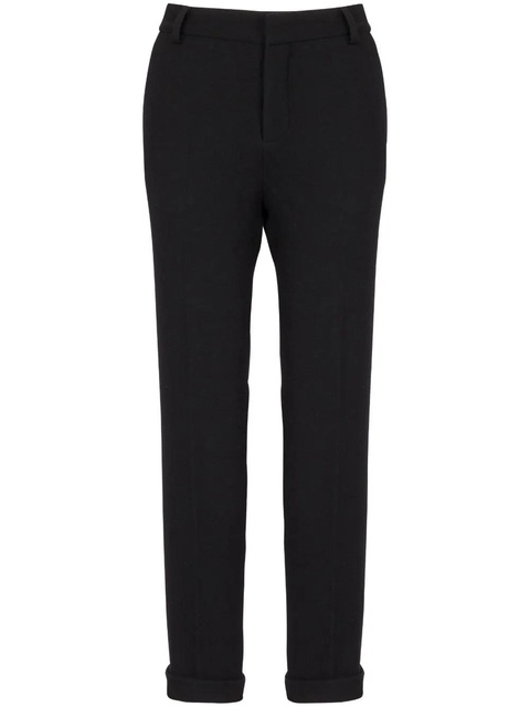 Balmain high-waisted tapered-leg trousers - Black - zdjęcie produktu nr 1