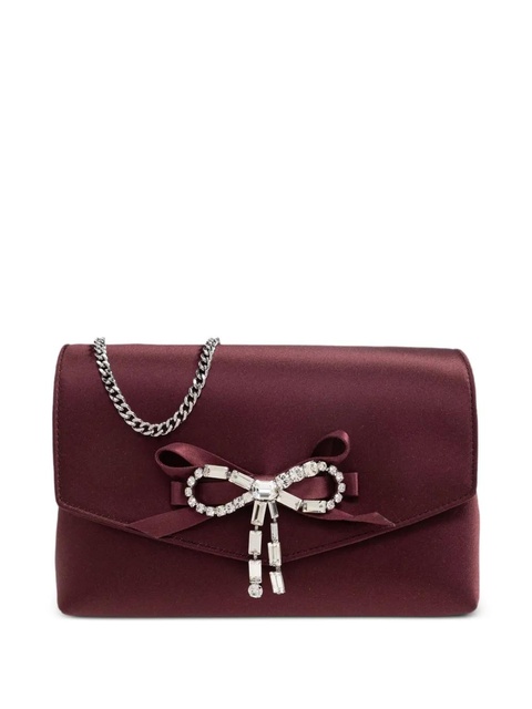 Jimmy Choo mini bow-detail shoulder bag - Red - zdjęcie produktu nr 1