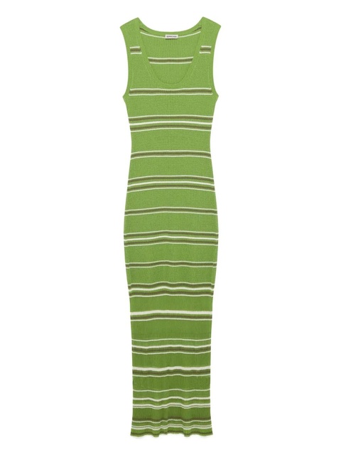 Simkhai Mariana striped knit maxi dress - Green - zdjęcie produktu nr 1