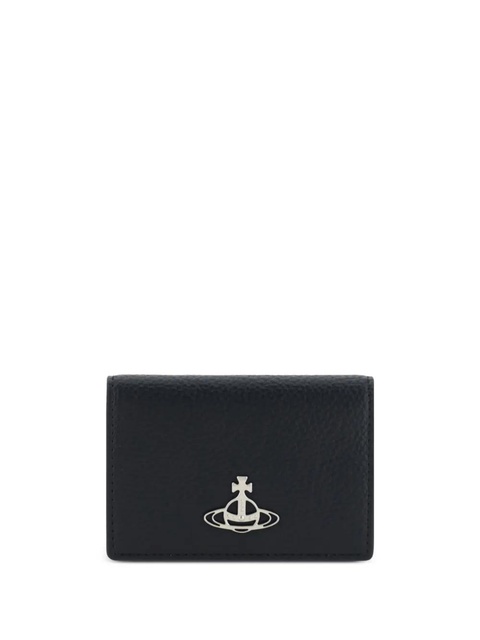 Vivienne Westwood Orb-plaque card holder - Black - zdjęcie produktu nr 1