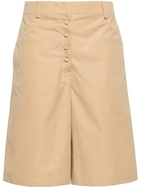 Jil Sander high-waist bermuda shorts - Neutrals - zdjęcie produktu nr 1