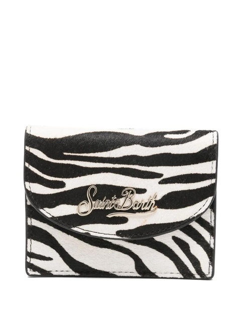MC2 Saint Barth Zebra Brushed Leather Wallet - White - zdjęcie produktu nr 1