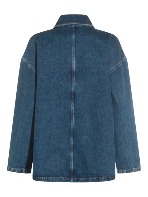 ANINE BING patch-pocket denim jacket - Blue - zdjęcie produktu nr 1