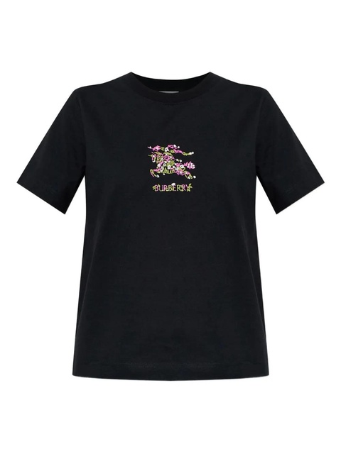 Burberry floral graphic T-shirt - Black - zdjęcie produktu nr 1