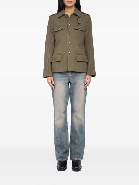 Zadig&Voltaire military-pocket buttoned jacket - Green - zdjęcie produktu nr 1
