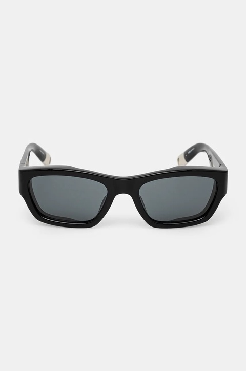 Jacquemus okulary przeciwsłoneczne MERIDIANO kolor czarny JAC9C1SUN - zdjęcie produktu nr 1