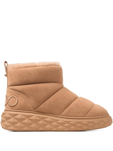 Jimmy Choo quilted Xan boots - Brown - zdjęcie produktu nr 1