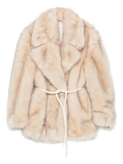 Sportmax Rosaria faux-fur coat - Neutrals - zdjęcie produktu nr 1