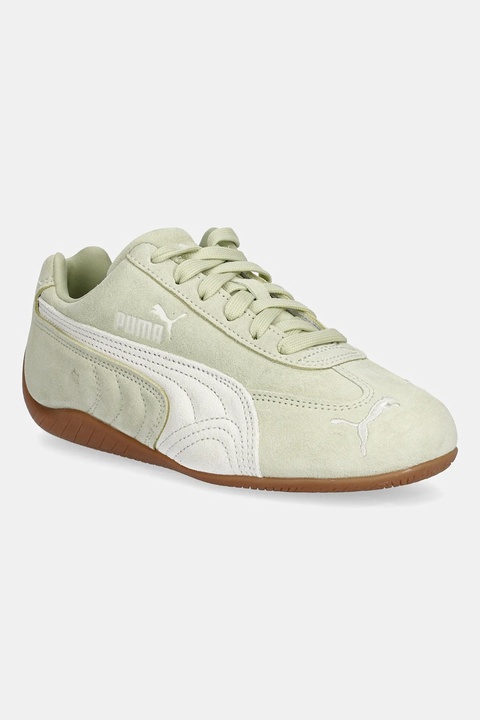 Puma sneakersy zamszowe Speedcat OG kolor zielony 398846 - zdjęcie produktu nr 1