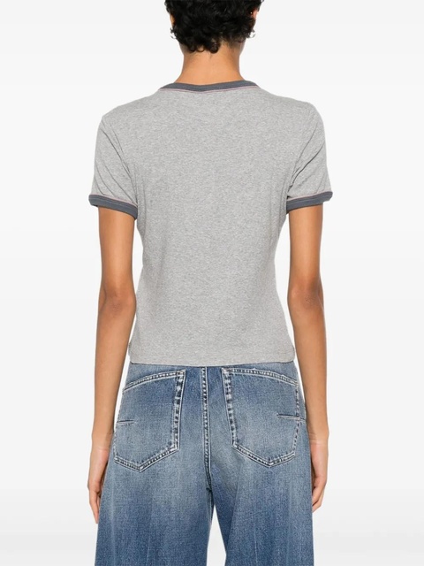 Chloé logo detail T-Shirt - Grey - zdjęcie produktu nr 2