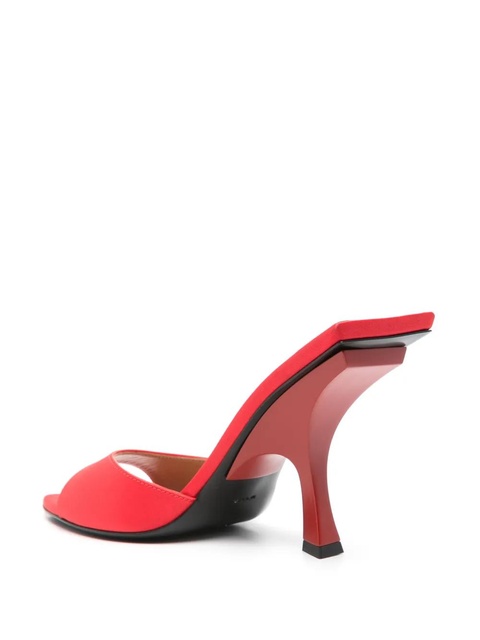 The Attico 100mm pointed-toe sandals - Red - zdjęcie produktu nr 2