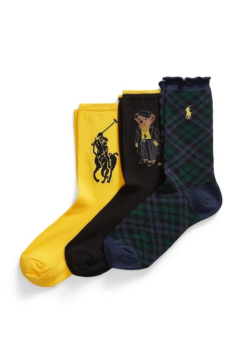 Polo Ralph Lauren skarpetki 3-pack kolor multicolor 455982965 - zdjęcie produktu nr 1