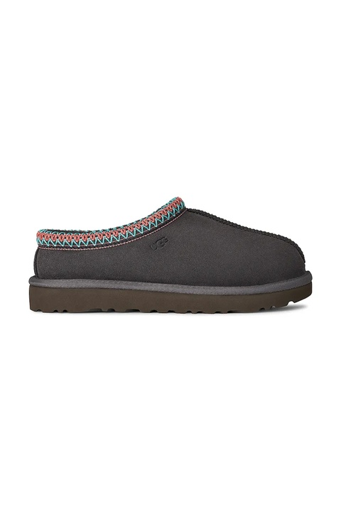 UGG kapcie zamszowe Tasman II kolor szary 1174470.DGRY - zdjęcie produktu nr 1