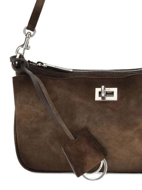 Balenciaga Rodeo suede shoulder bag - Brown - zdjęcie produktu nr 2