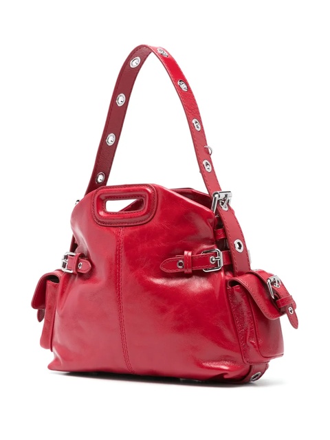 Maje eyelet-detail cross body bag - Red - zdjęcie produktu nr 2
