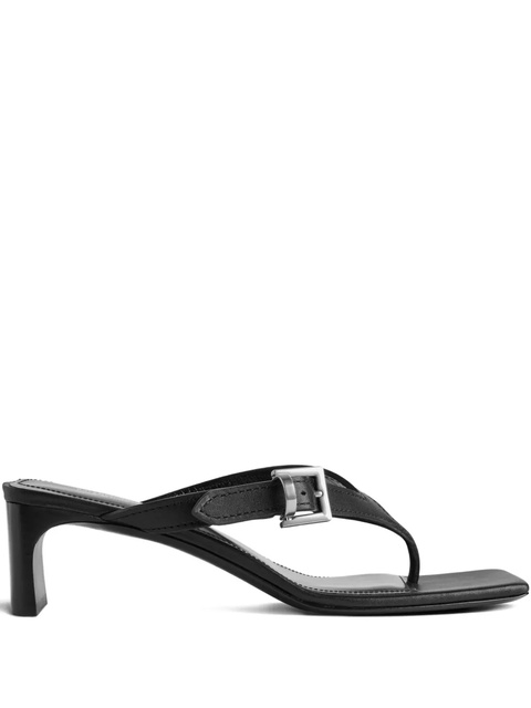 Balenciaga 55mm buckle-fastening square-toe sandals - Black - zdjęcie produktu nr 1