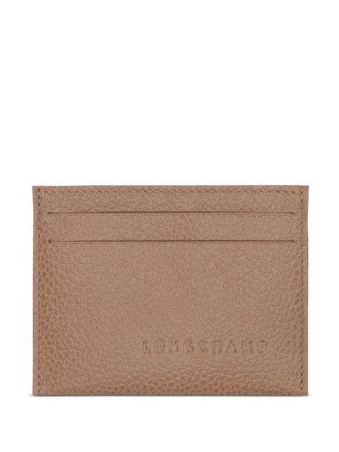Longchamp The Foulonné leather cardholder - Neutrals - zdjęcie produktu nr 1