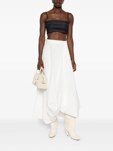 Jacquemus denim cropped top - Blue - zdjęcie produktu nr 2