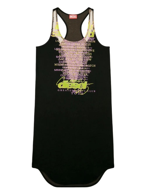 Diesel Remaster Capsule D-Shany-Long midi dress - Black - zdjęcie produktu nr 1