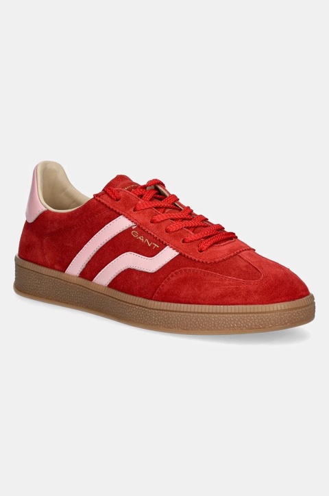 Gant sneakersy zamszowe Cuzima kolor czerwony 31533042 G508 - zdjęcie produktu nr 1