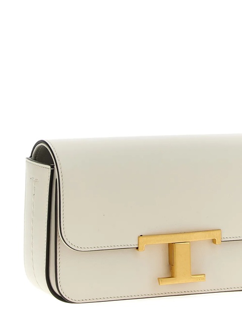 Tod's mini T-Timeless flap crossbody bag - Neutrals - zdjęcie produktu nr 1