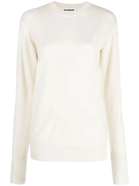 Jil Sander ribbed-knit cashmere jumper - Neutrals - zdjęcie produktu nr 1