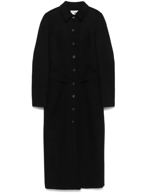Marine Serre wool coat - Black - zdjęcie produktu nr 1