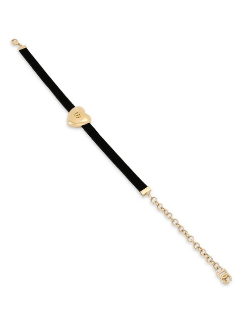 Dolce & Gabbana DG heart velvet bracelet - Gold - zdjęcie produktu nr 2