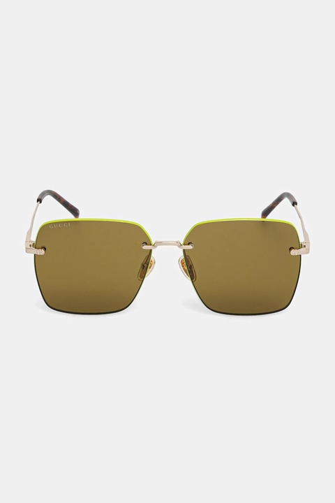 Gucci okulary przeciwsłoneczne damskie kolor złoty GG1955SA - zdjęcie produktu nr 2