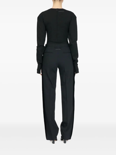 MM6 Maison Margiela wool trousers - Black - zdjęcie produktu nr 2
