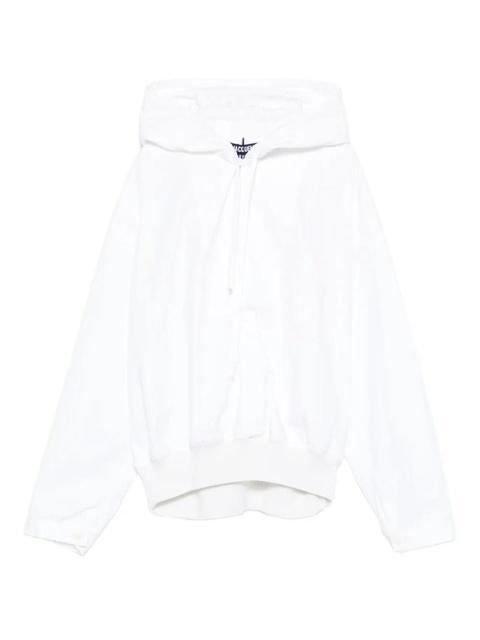 Jacquemus drawstring hoodie - White - zdjęcie produktu nr 1