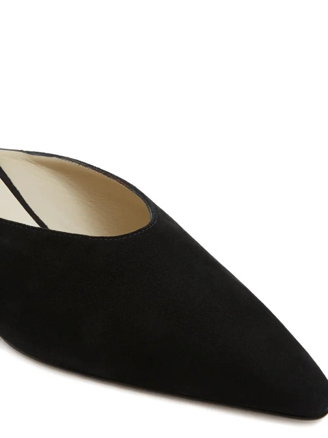Le Monde Beryl 40mm Victoria Micro wedge-heel mules - Black - zdjęcie produktu nr 1