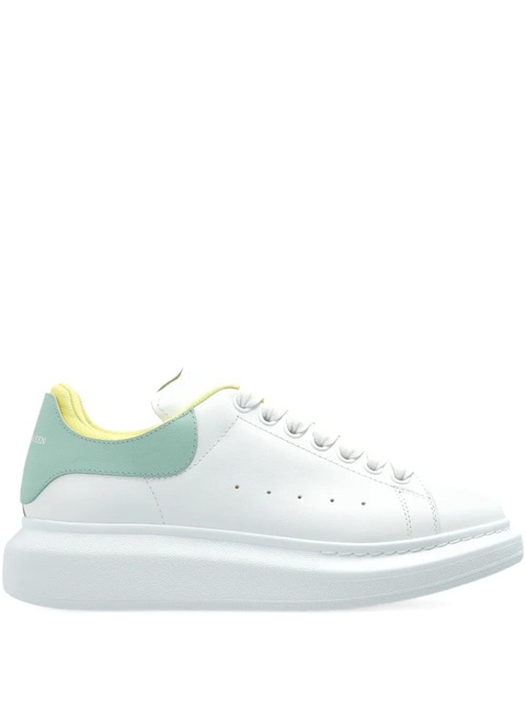 Alexander McQueen Oversized leather platform sneakers - White - zdjęcie produktu nr 1