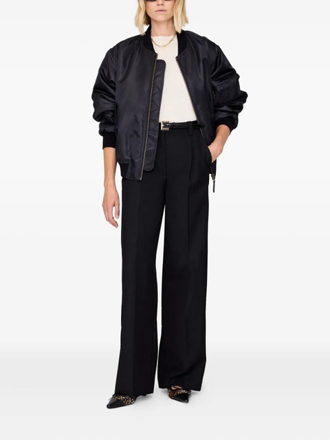 ANINE BING pleated trousers - Black - zdjęcie produktu nr 1
