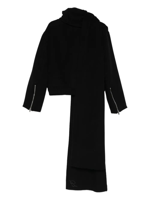 Blumarine Giaccone zip-up bomber - Black - zdjęcie produktu nr 2